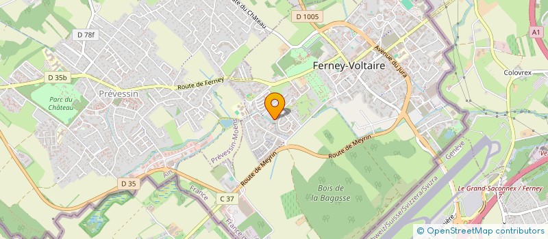 localisation de l'entreprise MADAME SOUMIA REHHALI à FERNEY-VOLTAIRE