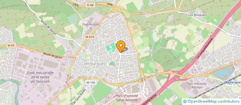 localisation de l'entreprise MADAME SOUMIA ROUGUI BECHKOK à VENDARGUES