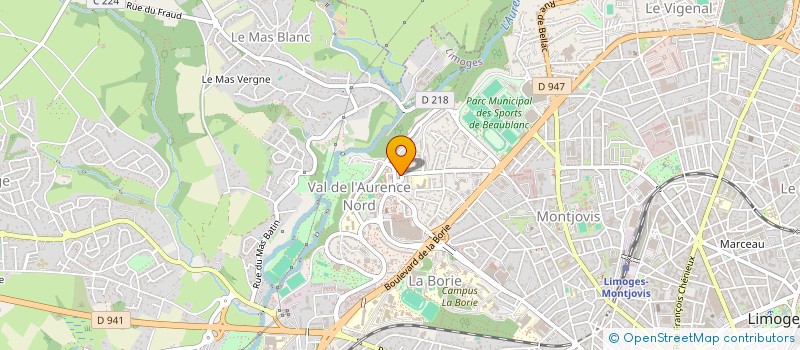 localisation de l'entreprise MADAME SOUMIA TAZOUTI à LIMOGES