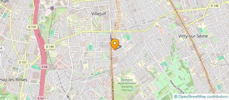 localisation de l'entreprise MADAME SOUMIA ZGUIRI  VILLEJUIF