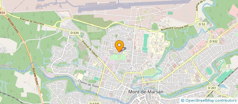 localisation de l'entreprise MADAME SOUMICHA BENAIRED  MONT-DE-MARSAN