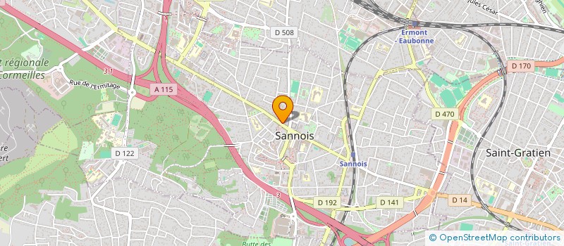 localisation de l'entreprise MADAME SOUMITA BISSESSUR  SANNOIS