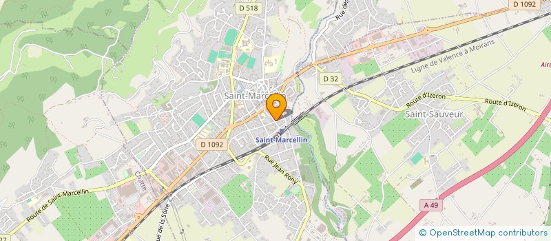 localisation de l'entreprise MADAME SOUMIYA BENSEGHIR  SAINT-MARCELLIN