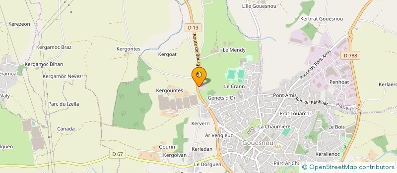 localisation de l'entreprise MADAME SOUMIYA OMARI à GOUESNOU