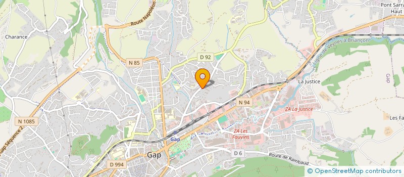 localisation de l'entreprise MADAME SOUMMAYA MEHIRA  GAP