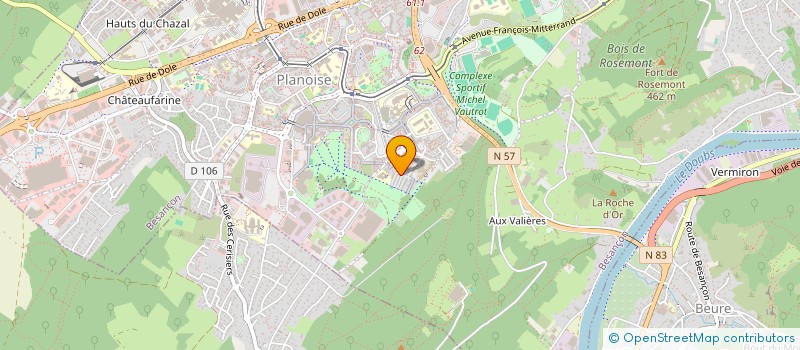 localisation de l'entreprise MADAME SOUNDOUCE MIHOUB  BESANCON