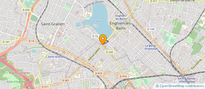 localisation de l'entreprise MADAME SOUNDOUS BEN HARIZ à ENGHIEN-LES-BAINS