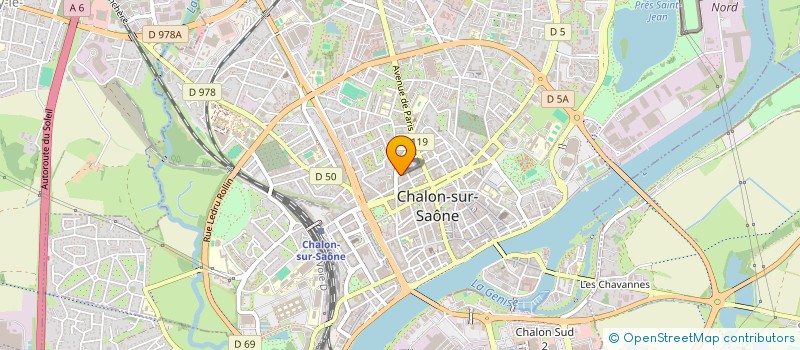 localisation de l'entreprise MADAME SOUONDATI MARI  CHALON-SUR-SAONE