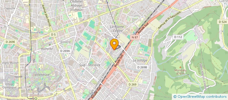 localisation de l'entreprise MADAME SOURAYA ALLEGUE  SAINT-MARTIN-D'HERES