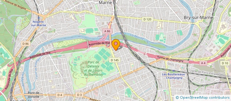 localisation de l'entreprise MADAME SOUREYA SALE à CHAMPIGNY-SUR-MARNE