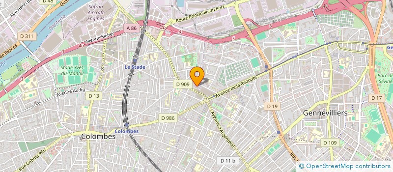 localisation de l'entreprise MADAME SOURIA CHEBAB à COLOMBES