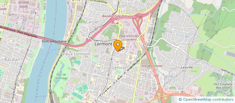 localisation de l'entreprise MADAME SOUROUR REHAIMA  LORMONT