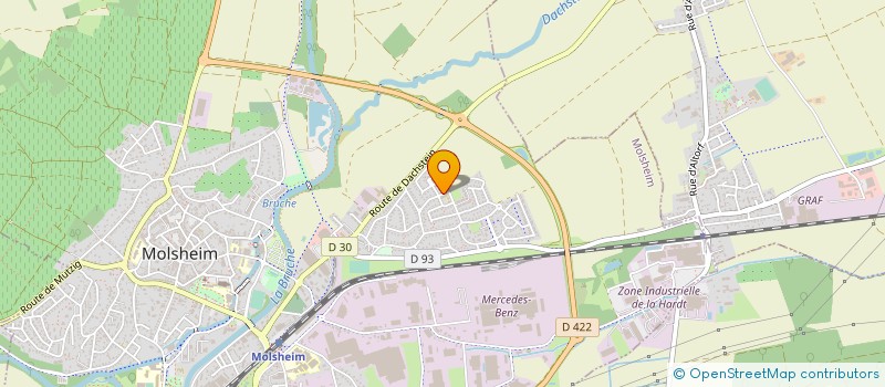 localisation de l'entreprise MADAME SOURYA PERRET à MOLSHEIM