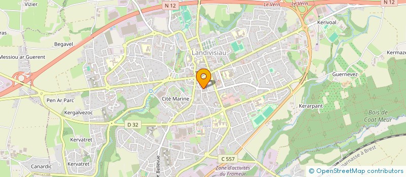 localisation de l'entreprise MADAME SOUSILA VINGADESVARANE  LANDIVISIAU