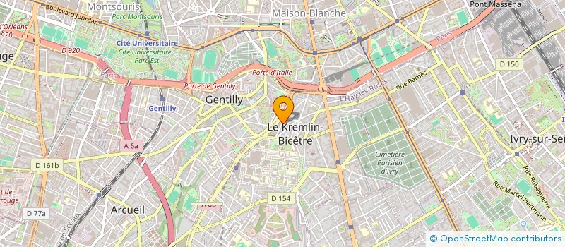 localisation de l'entreprise MADAME SOUTOUKORO LILAH SISSOKO à LE KREMLIN-BICETRE