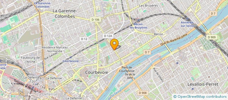 localisation de l'entreprise MADAME SOUZAN AZIZIAN à COURBEVOIE