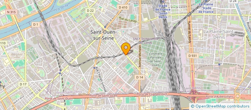 localisation de l'entreprise MADAME SOVANNARY NEOU à SAINT-OUEN-SUR-SEINE
