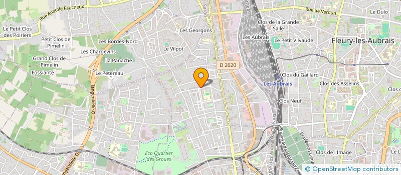 localisation de l'entreprise MADAME SOWIDA PEN à ORLEANS