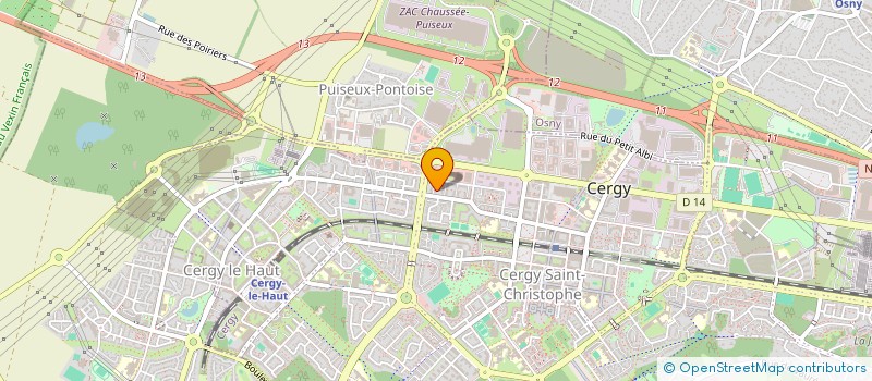 localisation de l'entreprise MADAME SPC GAYATHRI à CERGY