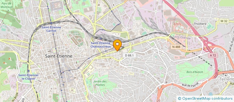 localisation de l'entreprise MADAME SPECIOSE MUKASHYAKA  SAINT-ETIENNE