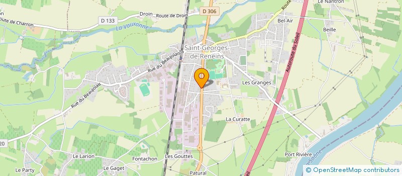 localisation de l'entreprise MADAME SPIGA LAROCHE  SAINT-GEORGES-DE-RENEINS