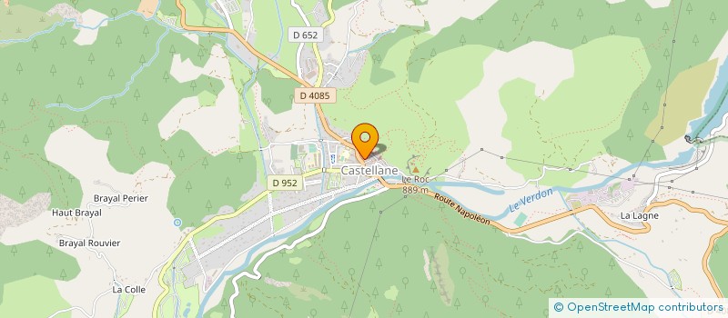 localisation de l'entreprise MADAME SPORTS DURANT à CASTELLANE
