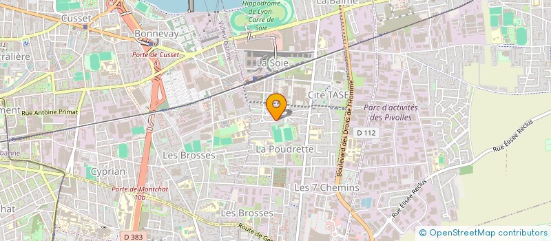 localisation de l'entreprise MADAME SREY SIN  VAULX-EN-VELIN