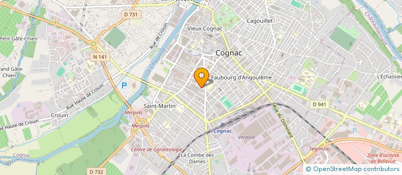 localisation de l'entreprise MADAME SREYPOV ROATH à COGNAC