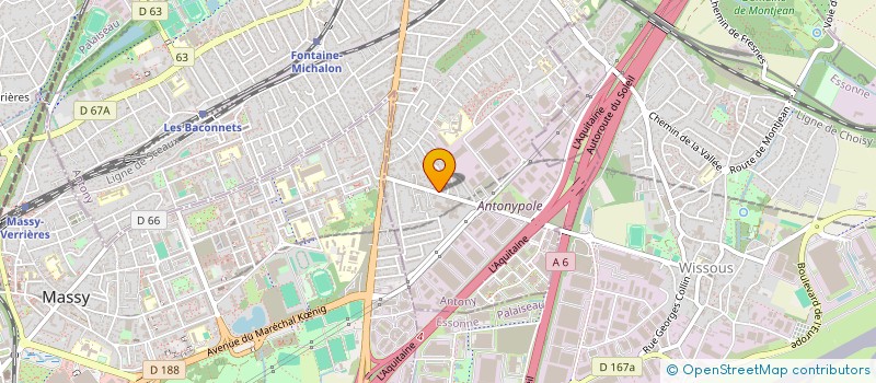 localisation de l'entreprise MADAME SRILEKHA PINNAMANENI à ANTONY