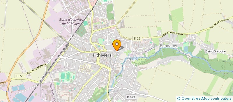 localisation de l'entreprise MADAME STACEY BERGER  PITHIVIERS