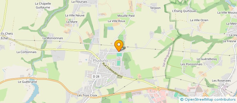 localisation de l'entreprise MADAME STACIE BLANCHET  PLUDUNO