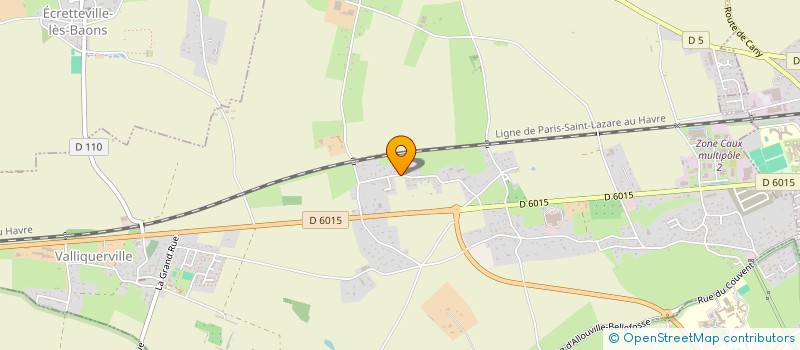 localisation de l'entreprise MADAME STACIE LEGER  VALLIQUERVILLE