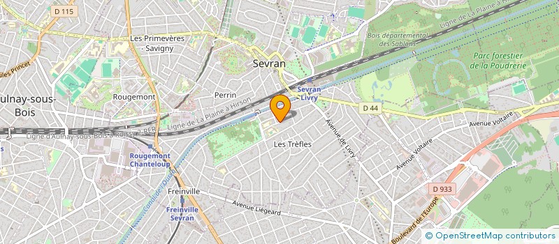 localisation de l'entreprise MADAME STACY-ANN WILSON  SEVRAN