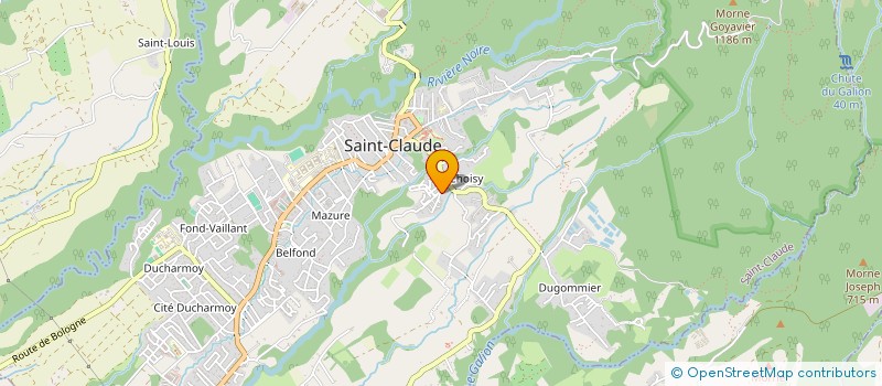localisation de l'entreprise MADAME STACY BHIKI à SAINT-CLAUDE