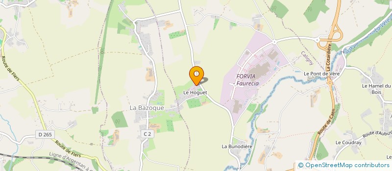 localisation de l'entreprise MADAME STACY CHANCEREL à CALIGNY