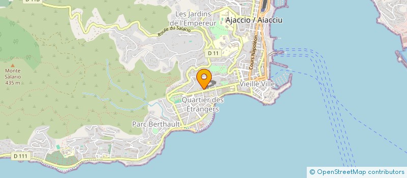 localisation de l'entreprise MADAME STACY CHAPELIER à AJACCIO