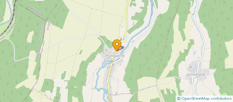 localisation de l'entreprise MADAME STACY CHARNEAU  POMPIERRE