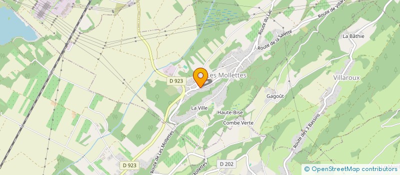 localisation de l'entreprise MADAME STACY COCHARD  LES MOLLETTES