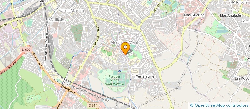 localisation de l'entreprise MADAME STACY DERASSE  PERPIGNAN