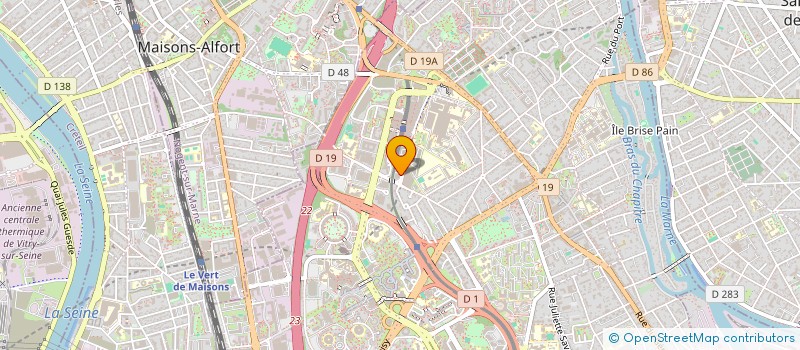 localisation de l'entreprise MADAME STACY DORKELD  CRETEIL