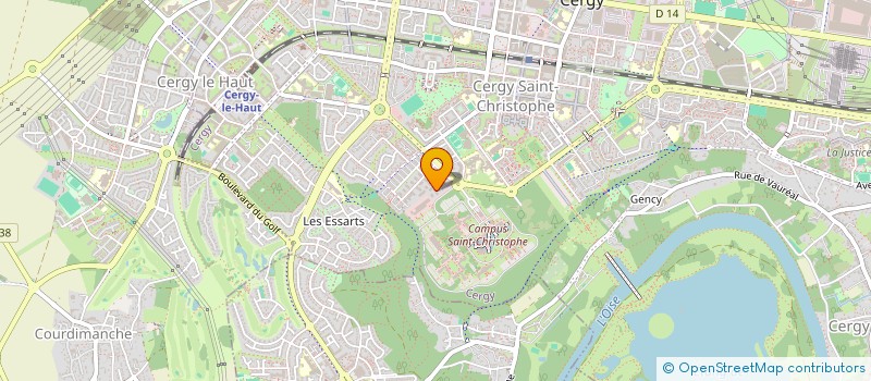 localisation de l'entreprise MADAME STACY DOUROUGIE  CERGY