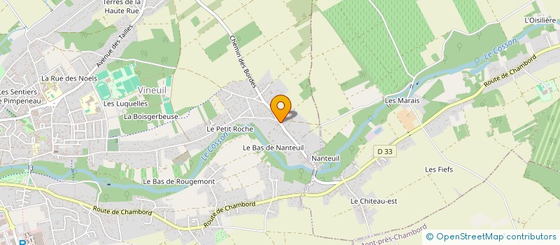 localisation de l'entreprise MADAME STACY GONNET à VINEUIL