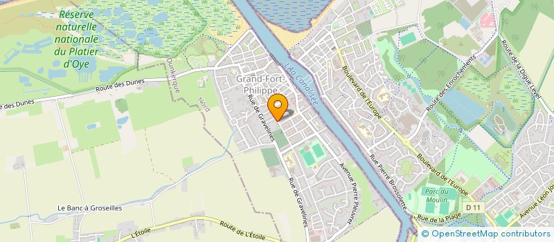 localisation de l'entreprise MADAME STACY HANNEQUIN  GRAND-FORT-PHILIPPE