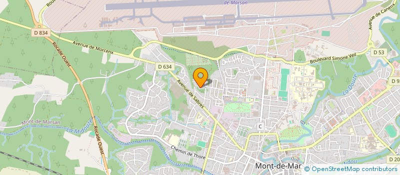 localisation de l'entreprise MADAME STACY LAFFONT  MONT-DE-MARSAN