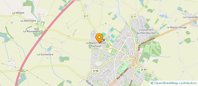 localisation de l'entreprise MADAME STACY LEBOEUF  ESSARTS-EN-BOCAGE