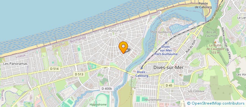 localisation de l'entreprise MADAME STACY LUCAS  CABOURG