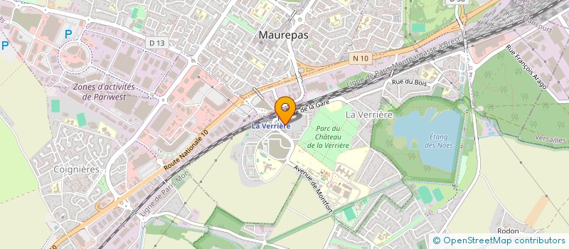 localisation de l'entreprise MADAME STACY MEDEUF  LA VERRIERE