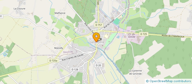 localisation de l'entreprise MADAME STACY MOREAU  LENCLOITRE