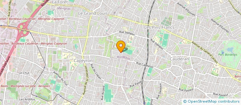 localisation de l'entreprise MADAME STACY MUCRET  BORDEAUX