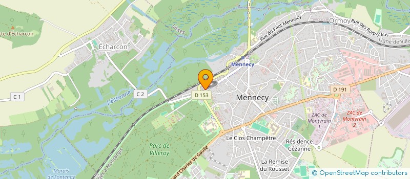 localisation de l'entreprise MADAME STACY PEREIRA à MENNECY